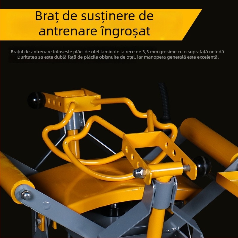 Extensor pneumatic pentru anvelope, acționat prin pedala — unealtă pentru demontarea și montarea anvelopelor