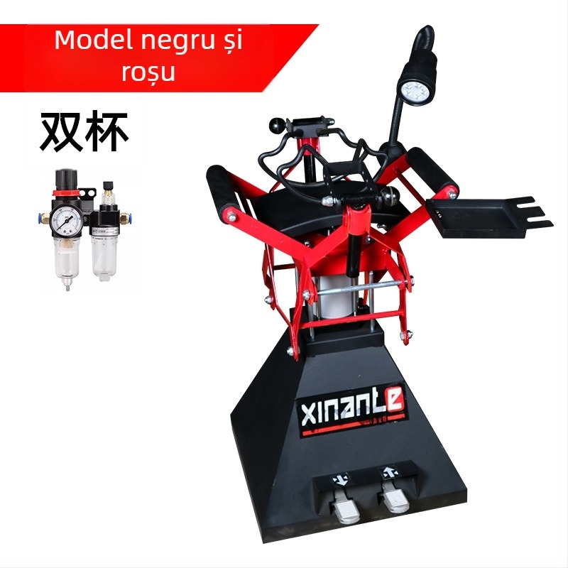 Extensor pneumatic pentru anvelope, acționat prin pedala — unealtă pentru demontarea și montarea anvelopelor