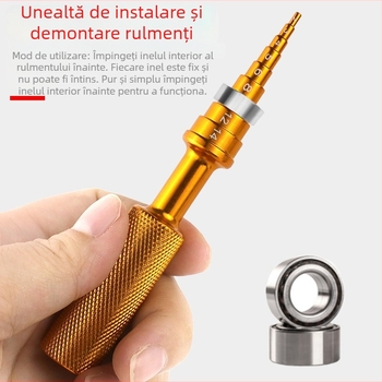 Unelte pentru montarea și demontarea rulmenților, demontatoare de rulmenți, trageri de rulmenți, instalatoare, unelte de presare a rulmenților, unelte pentru împingerea găurii interioare