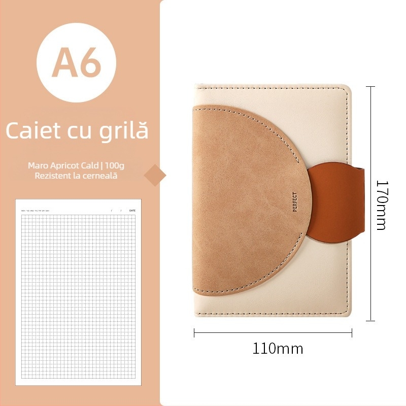 Set cadou pentru notebook B5, carnet de afaceri din piele artificială, suprafață moale, logo personalizabil, format A6, legare cu fir și lipire
