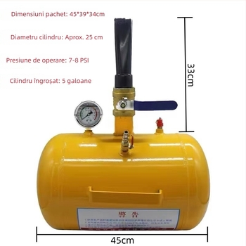 Pompa de pneuri pentru camioane – instrument de umflare pentru anvelope tubeless de vehicule grele