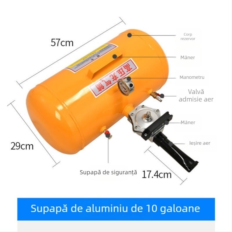 Pompa de pneuri pentru camioane – instrument de umflare pentru anvelope tubeless de vehicule grele