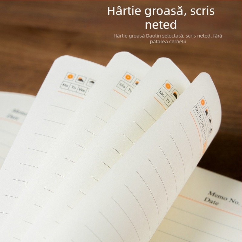 Caiet A5 în stil Trend Național, cu design Orașul Interzis, pentru birou, copertă groasă, logo, personalizabil