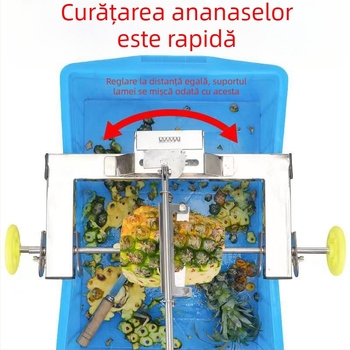 Cuțit pentru curățarea ananasului din oțel inoxidabil – unealtă de bucătărie multifuncțională