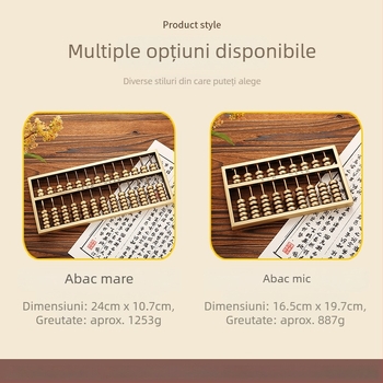 Abac din alamă pură – ornament decorativ pentru casă, accent în living, cadou de nuntă sau pentru noul cămin, artizanat în vrac