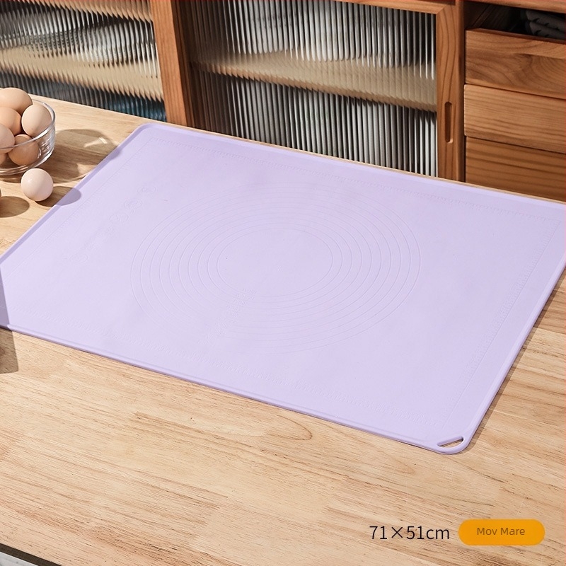 Covoraș din silicon pentru frământat, grosime mărită, antiaderent, pentru aluat de pâine