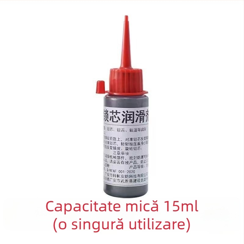 Pulbere lubrifiantă pentru cilindrul de încuietoare: grafit și pulbere de plumb pentru uși, utilizare casnică