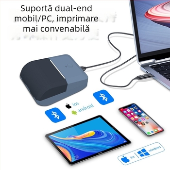 Imprimantă portabilă de etichete Y50, Bluetooth, imprimare termică – etichete de preț și etichete mici, personalizare