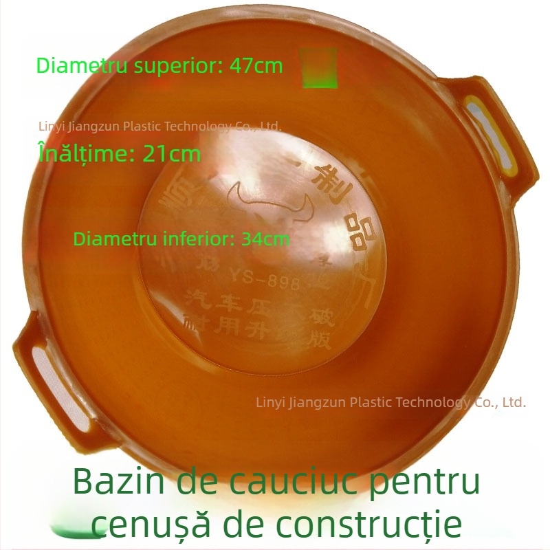 Bazin gros, rezistent la abraziune, pentru mortar pe șantier