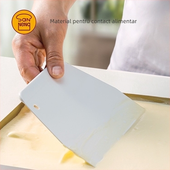 Three-Energy Mooncake set de scraper – unelte de copt, spatulă pentru cremă, cuțit de tăiere, scraper din plastic dur