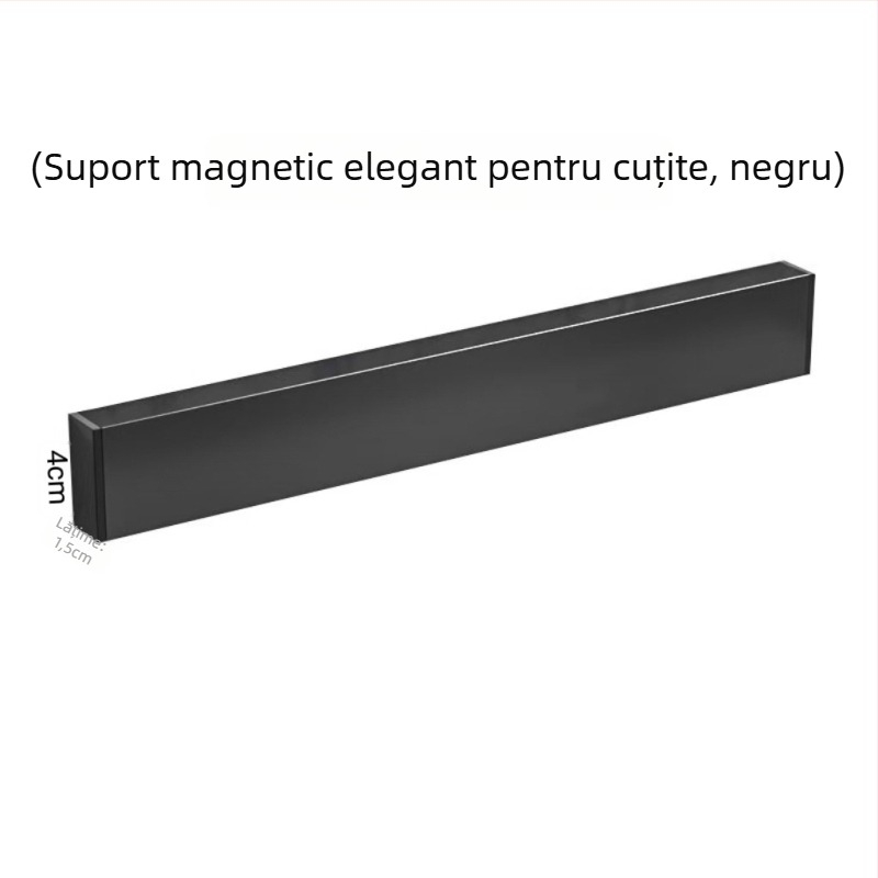 Suport magnetic pentru cuțite din oțel inoxidabil, montaj pe perete pentru bucătărie, fără găuri, magnet puternic, 304