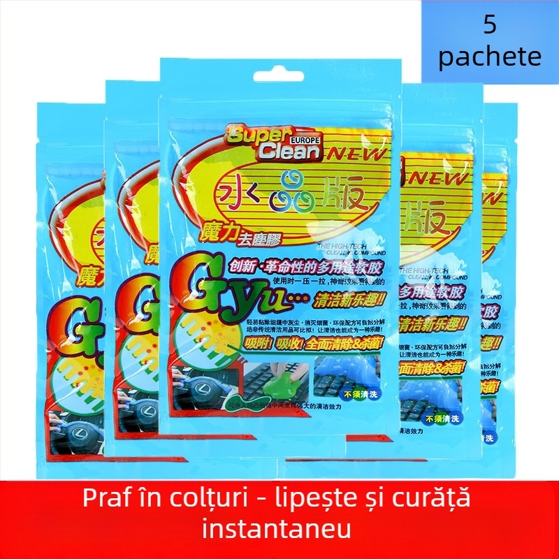 Gel de curățare moale, multifuncțional, pentru interiorul mașinii și canelurile tastaturii