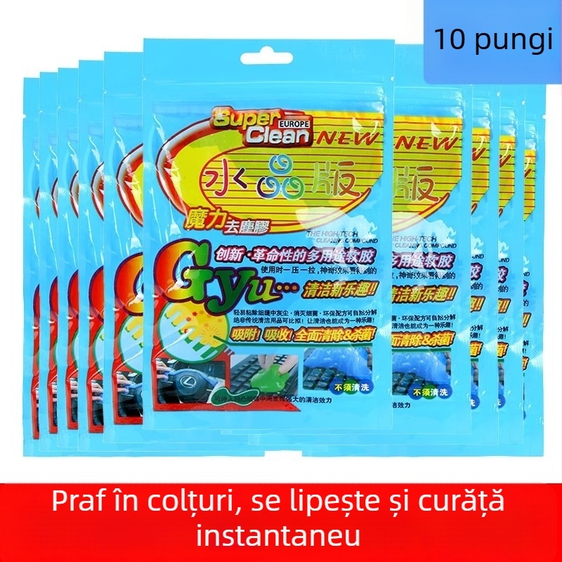 Gel de curățare moale, multifuncțional, pentru interiorul mașinii și canelurile tastaturii