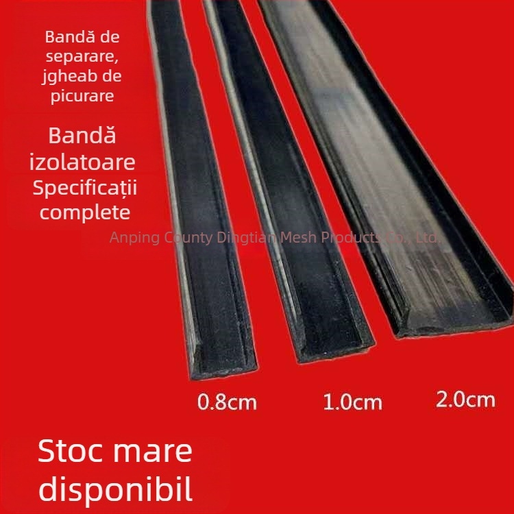 Canal din plastic în formă de U pentru pereți exteriori, separator de tencuială și direcționare a apei la ferestre și balcoane