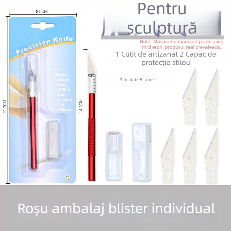 Cuțit multifuncțional din aliaj Bo Yi Xuan pentru tăierea hârtiei și proiecte DIY