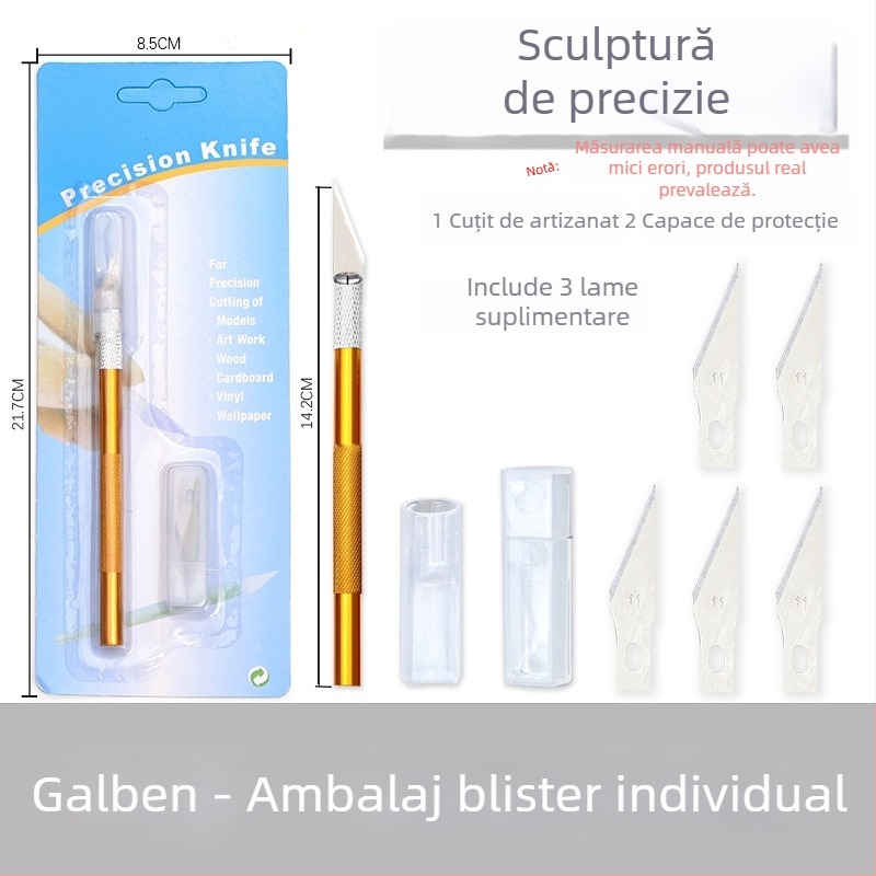 Cuțit multifuncțional din aliaj Bo Yi Xuan pentru tăierea hârtiei și proiecte DIY