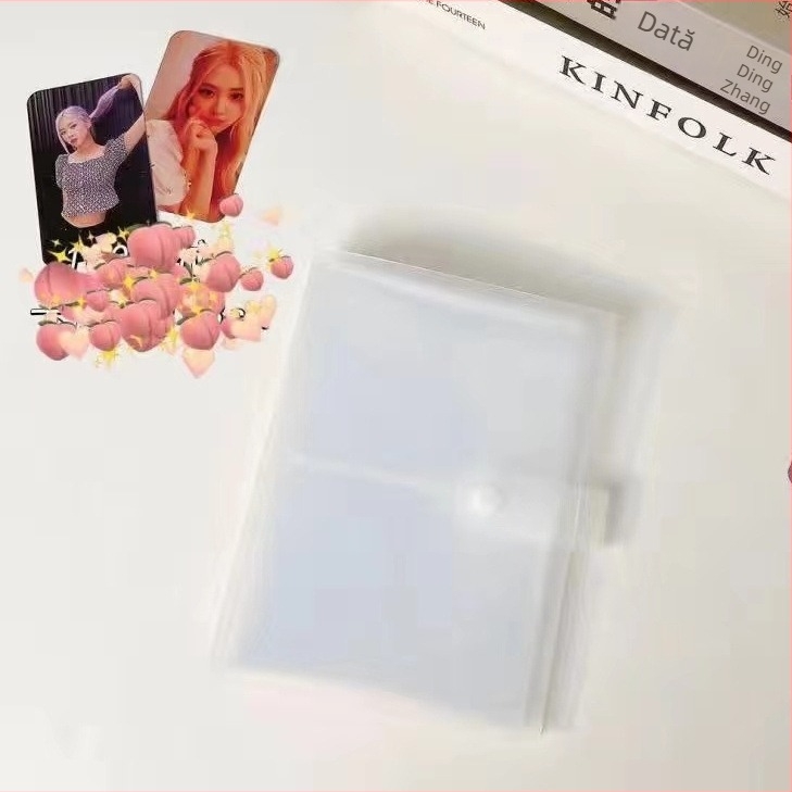 Album Polaroid mat pentru fotografii mici și cărți poștale, cu buzunare din plastic, pentru dimensiuni de 3, 4, 5 și 6 inch