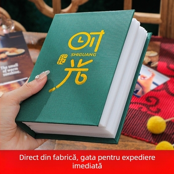 Album foto laminat cu pagini de inserție, disponibile în 5, 6 sau 7 inci; album de creștere pentru copii, cu capacitate mare