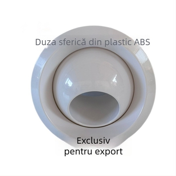 Orificiu de aer sferic din ABS cu duză din plastic reglabilă