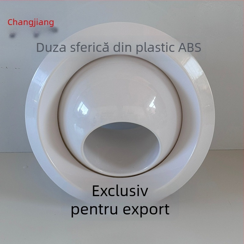 Orificiu de aer sferic din ABS cu duză din plastic reglabilă