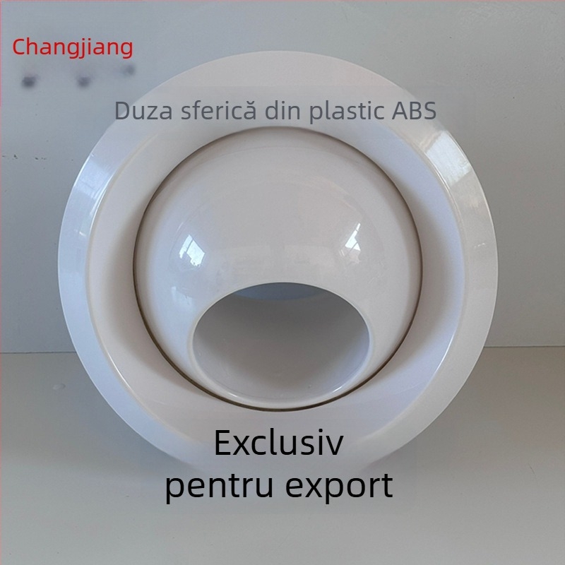Orificiu de aer sferic din ABS cu duză din plastic reglabilă
