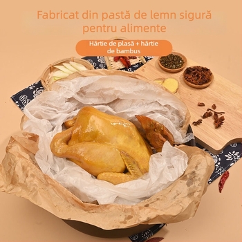 Hârtie alimentară pentru împachetarea puiului sărat la cuptor, hârtie din bambus, hârtie tifon, hârtie de ulei, Jade Buckle Paper