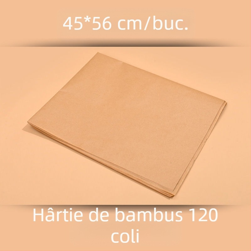 Hârtie alimentară pentru împachetarea puiului sărat la cuptor, hârtie din bambus, hârtie tifon, hârtie de ulei, Jade Buckle Paper