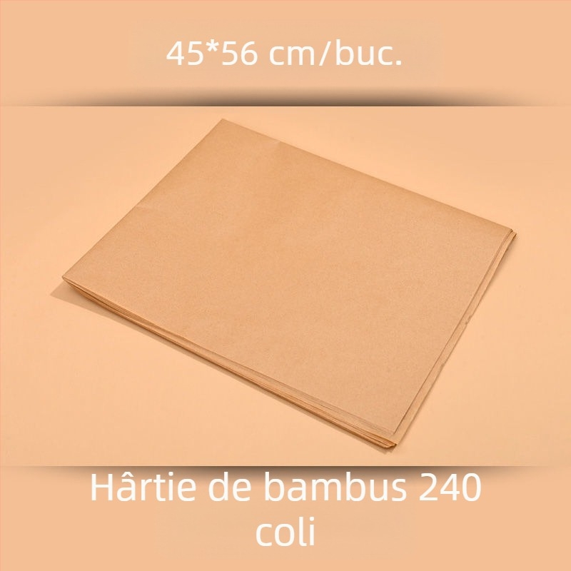 Hârtie alimentară pentru împachetarea puiului sărat la cuptor, hârtie din bambus, hârtie tifon, hârtie de ulei, Jade Buckle Paper