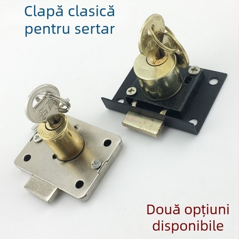 Încuietori vechi pentru birou cu sertare, încuietori pentru fișiere, încuietori pentru mobilier, încuietori pentru ușile dulapului, încuietori pentru tejgheaua extinsă și noptiere