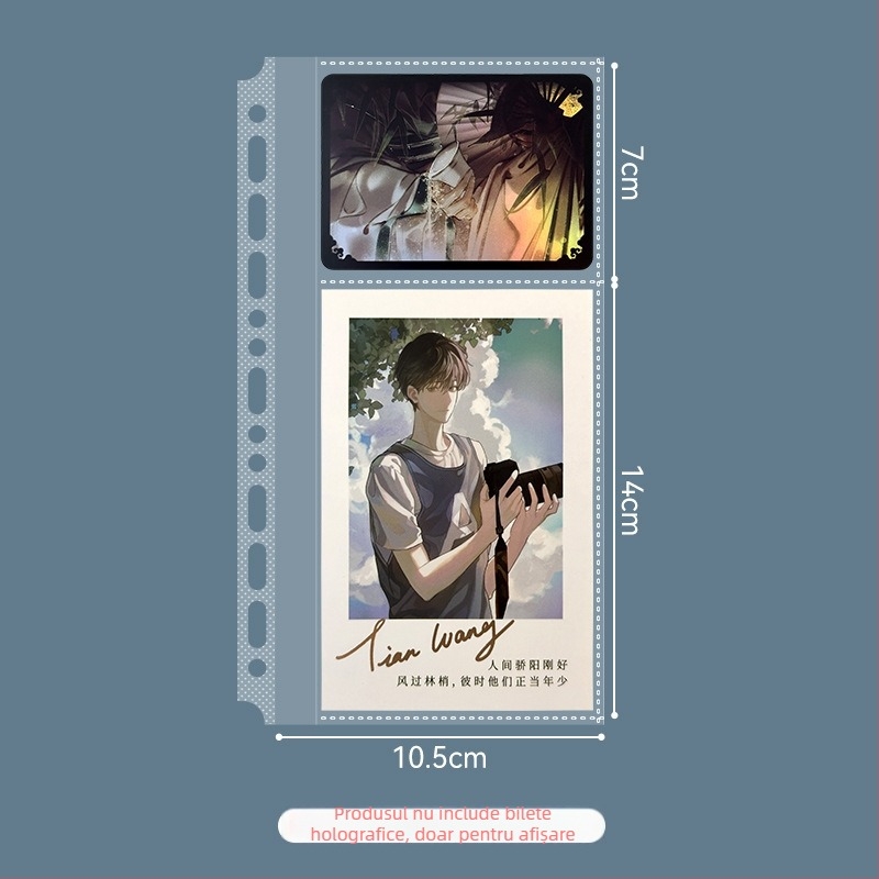 Album laser pentru bilete cu foi detașabile, 5 inchi, pentru carduri și fotografii Polaroid — Idol Dream Festival