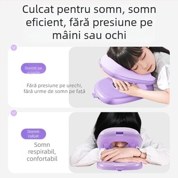 Pernă pliabilă pentru odihnă, destinat elevilor de școală primară, pentru odihnă la birou, în clasă