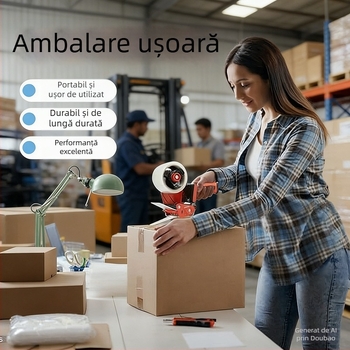 Mașină portabilă de sigilat bandă de 3 inch pentru ambalare