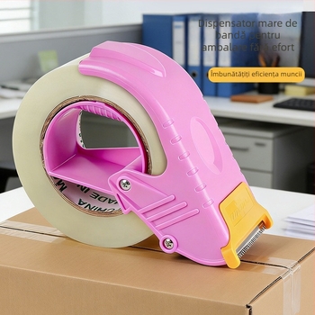 Tăietor din plastic pentru bandă, 5-6 cm, versiune îmbunătățită, pentru sigilarea cutiilor cu bandă lată