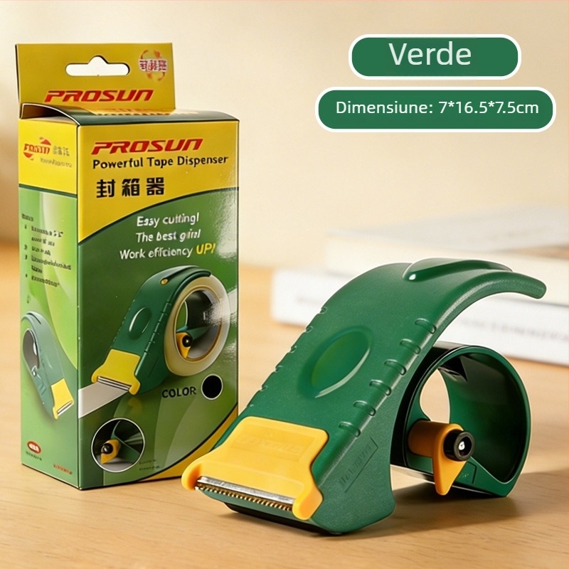Tăietor din plastic pentru bandă, 5-6 cm, versiune îmbunătățită, pentru sigilarea cutiilor cu bandă lată