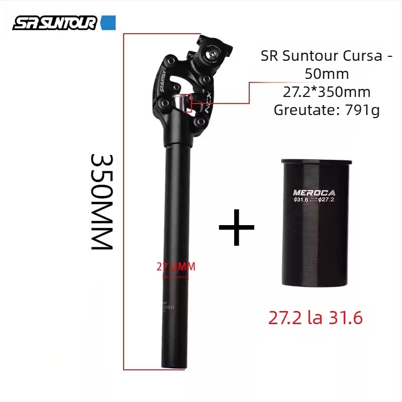 Suntour NCX tijă de șa 27.2 mm pentru bicicletă de munte