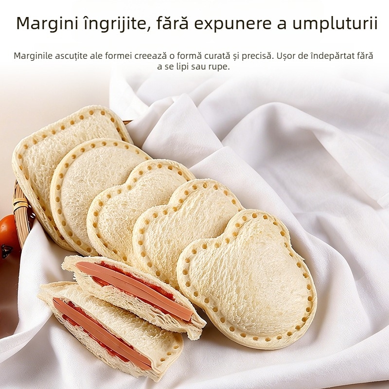 Formă personalizabilă pentru sandvișuri și pâine din oțel inoxidabil 304, bucătărie