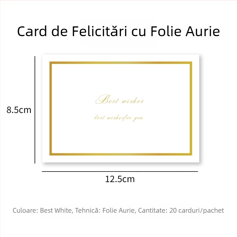 Card de salut pentru Ziua Îndrăgostiților, stil coreean, felicitare creativă cu mesaj pentru buchet de flori, mini carte cu ștanțare la cald