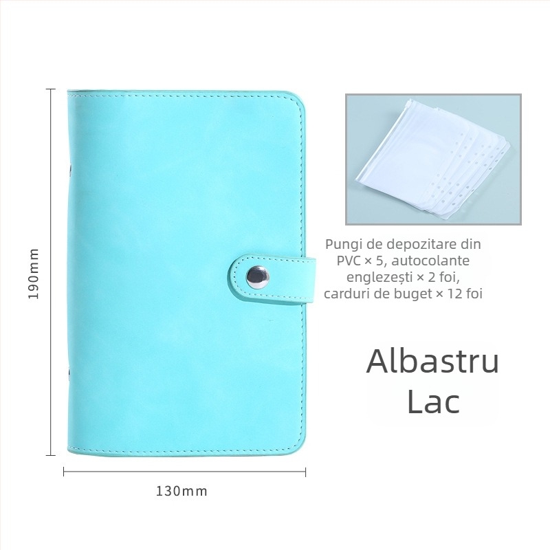 Carnet A6 din piele moale, notebook PU multicolor, buzunar cu fermoar și buzunar pentru carduri, planner, vânzare en gros