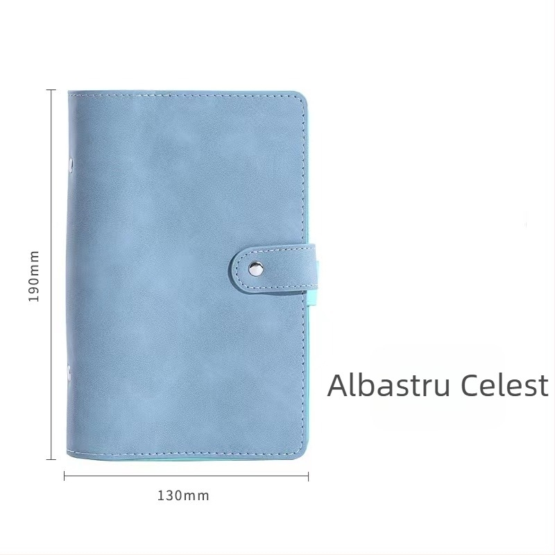 Carnet A6 din piele moale, notebook PU multicolor, buzunar cu fermoar și buzunar pentru carduri, planner, vânzare en gros