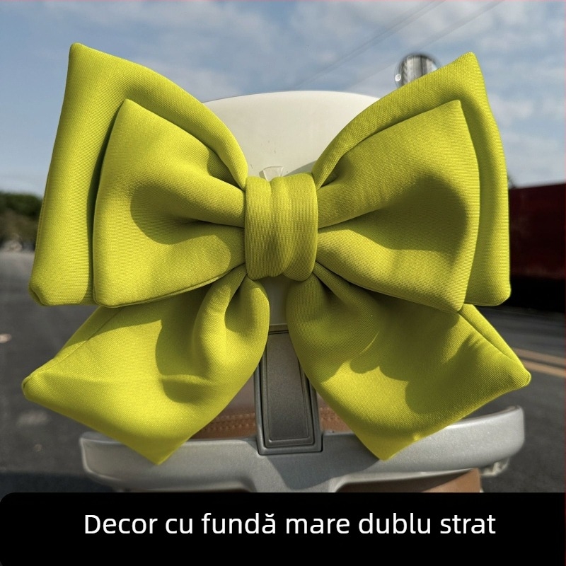 Fundă decorativă – accesoriu pentru bicicletă electrică Emma TaLing No.9, pentru farul din spate și spătar