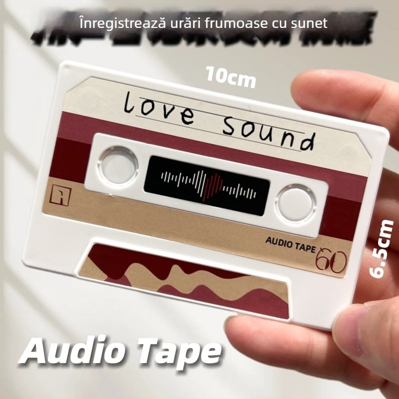 Carte de salut audio cu bandă pentru zile de naștere, Tanabata și Ziua Îndrăgostiților — cadou pentru mărturisire