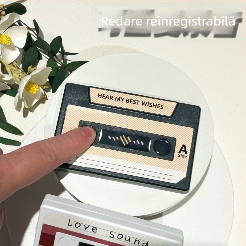 Carte de salut audio cu bandă pentru zile de naștere, Tanabata și Ziua Îndrăgostiților — cadou pentru mărturisire