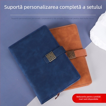 Caiet A5 cu design de fereastră, pagini interioare groase, jurnal de birou, personalizabil