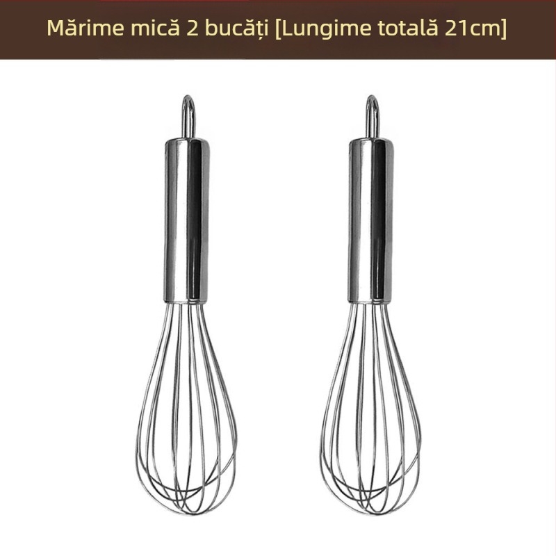 Tel de ouă din oțel inoxidabil – tel manual pentru ouă și smântână, ustensilă de bucătărie
