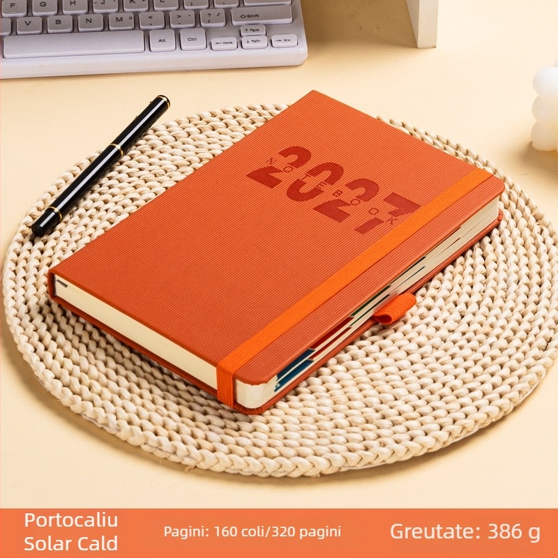 Cross-Border 2027 planificator anual, format A5, notebook personalizat pentru planificare zilnică și studiu, ediție îngroșată