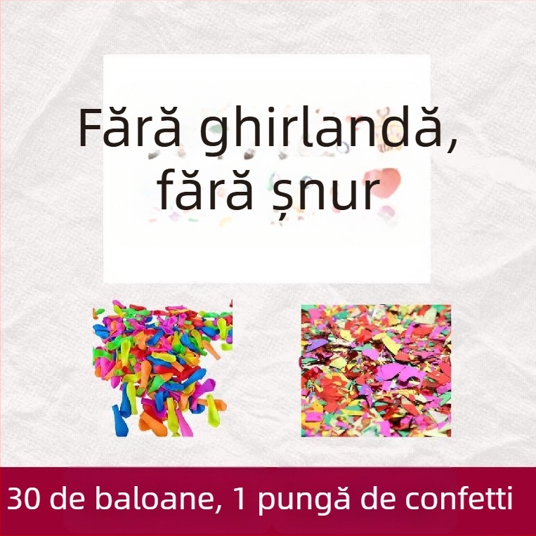 Scenă cu ploaie de baloane pentru decoruri de ziua de naștere, decor de petrecere, ședințe foto, baloane pentru grădiniță