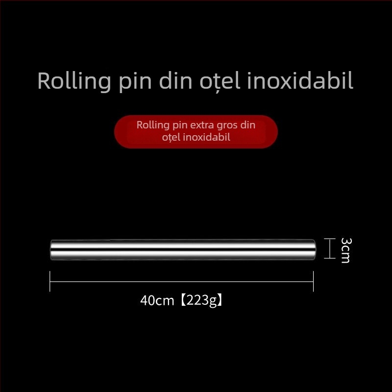 Rulou din oțel inoxidabil 304 pentru întinderea foilor de gyoza