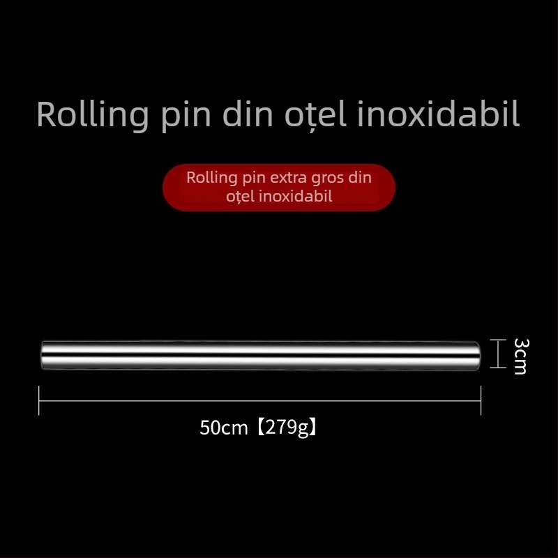 Rulou din oțel inoxidabil 304 pentru întinderea foilor de gyoza