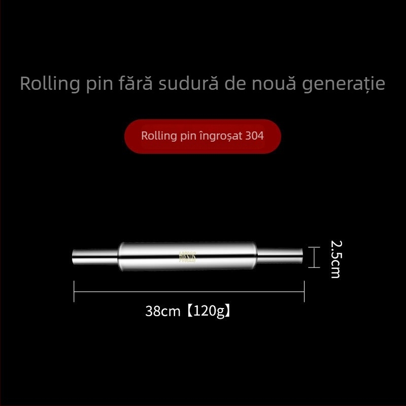Rulou din oțel inoxidabil 304 pentru întinderea foilor de gyoza