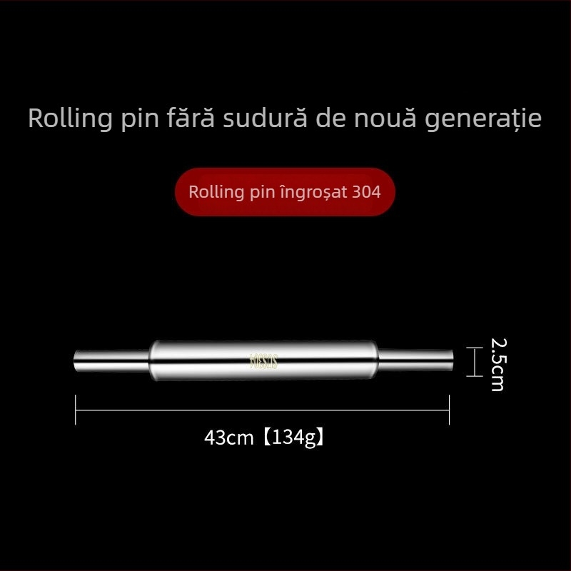 Rulou din oțel inoxidabil 304 pentru întinderea foilor de gyoza